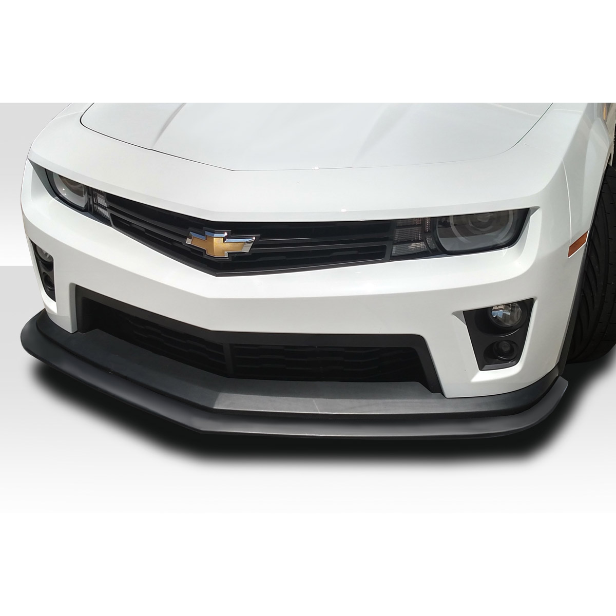 Modify your Chevrolet Camaro 2010 with our Exterior/Other Exterior - Front view with low angle perspective of splitter