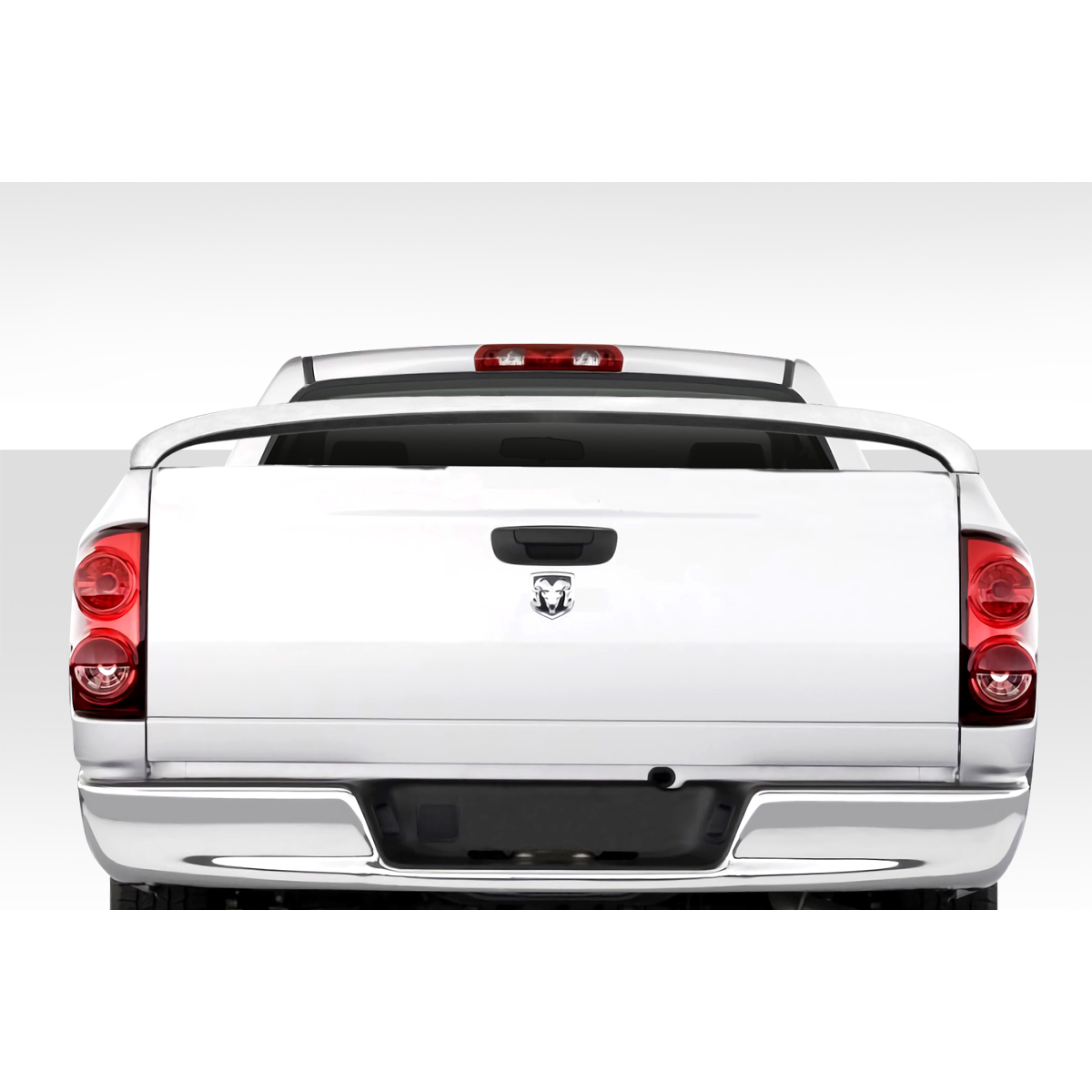 Modify your Dodge Ram 2002 with our Exterior/Wings - Rear view at a straight on angle