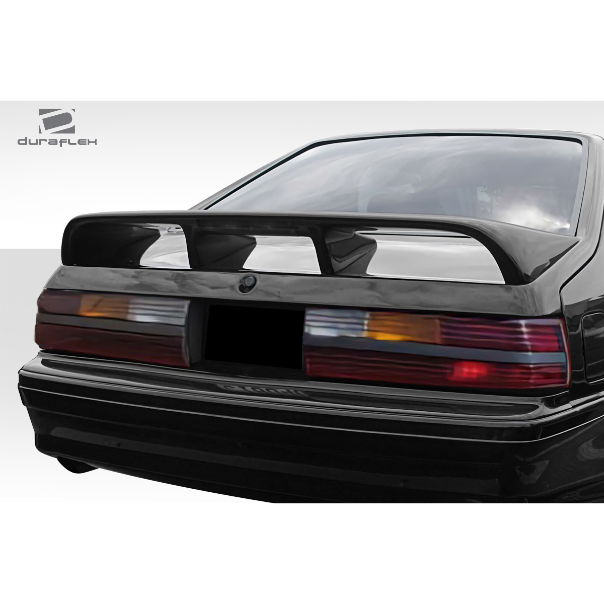 Modify your Ford Mustang 1979 with our Exterior/Wings - Rear angle showing spoiler on Ford Mustang