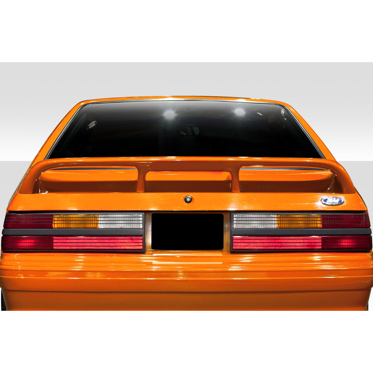 Modify your Ford Mustang 1979 with our Exterior/Wings - Rear view angle of vehicle part shown