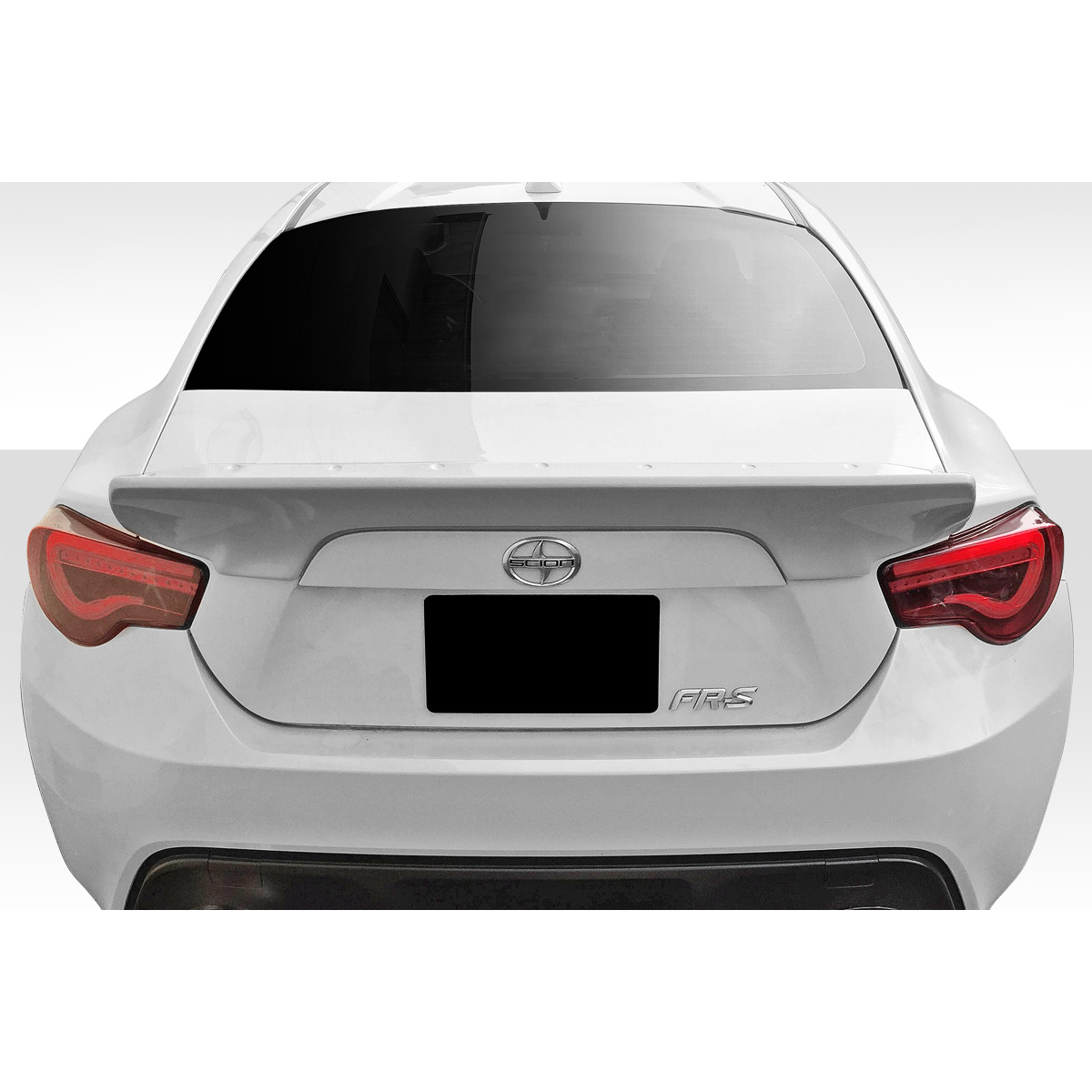 Modify your Subaru BRZ 2013 with our Exterior/Wings - Rear view angle of vehicle part visible