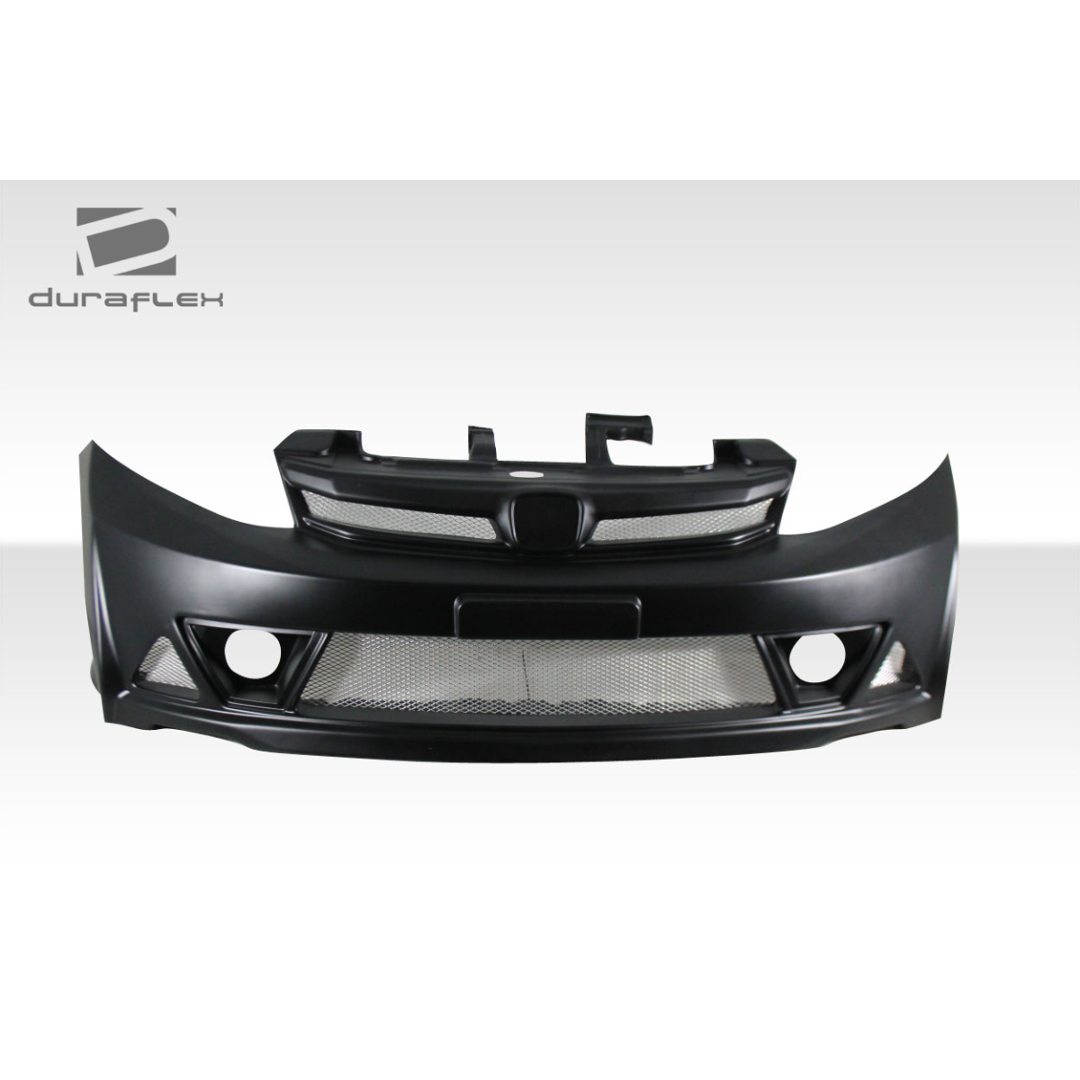 Modify your Honda Civic 2012 with our Exterior/Front Bumpers or Lips - Front view of bumper part at a straight angle