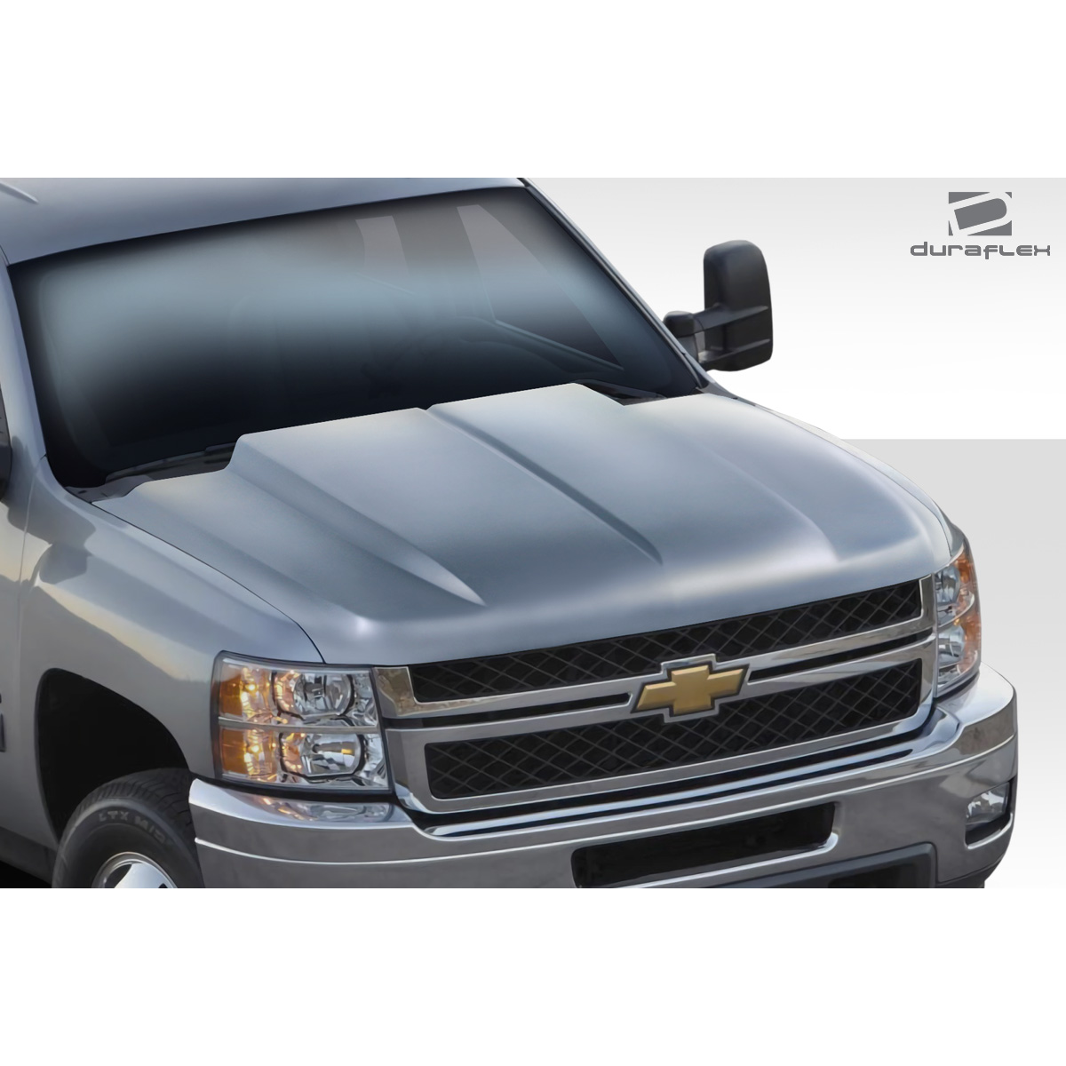 Modify your Chevrolet Silverado 2007 with our Exterior/Hoods - Part shown from a front angled perspective