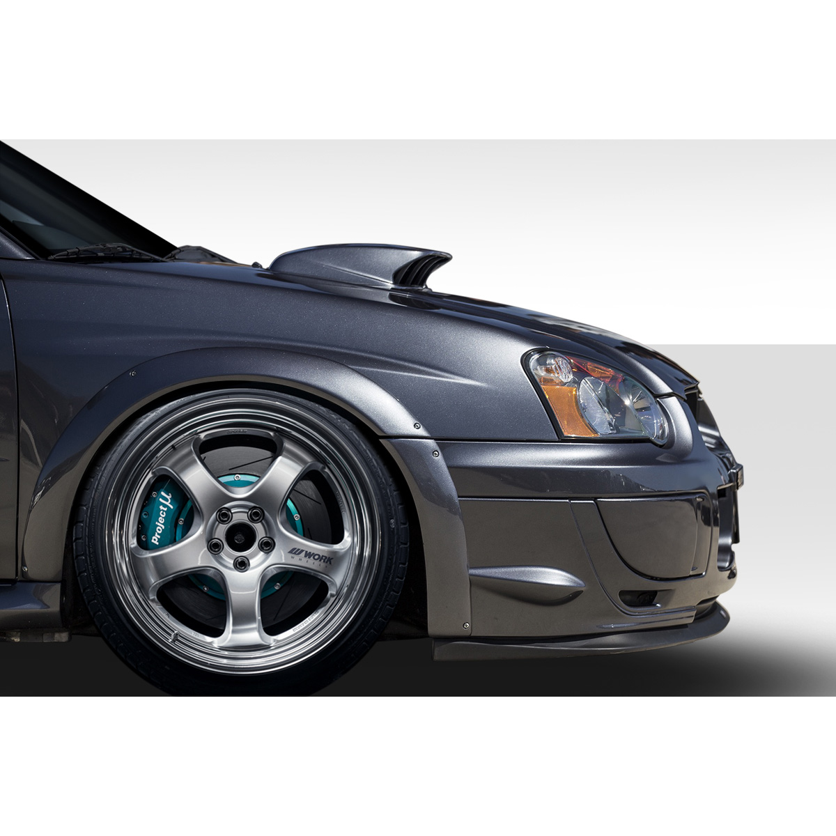 Modify your Subaru Impreza 2004 with our Exterior/Fenders - Side angle view showcasing fender flare design