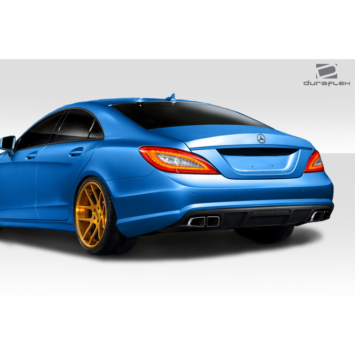 Modify your Mercedes-Benz CLS-Class 2012 with our Exterior/Diffusers - Angled view from the rear right side