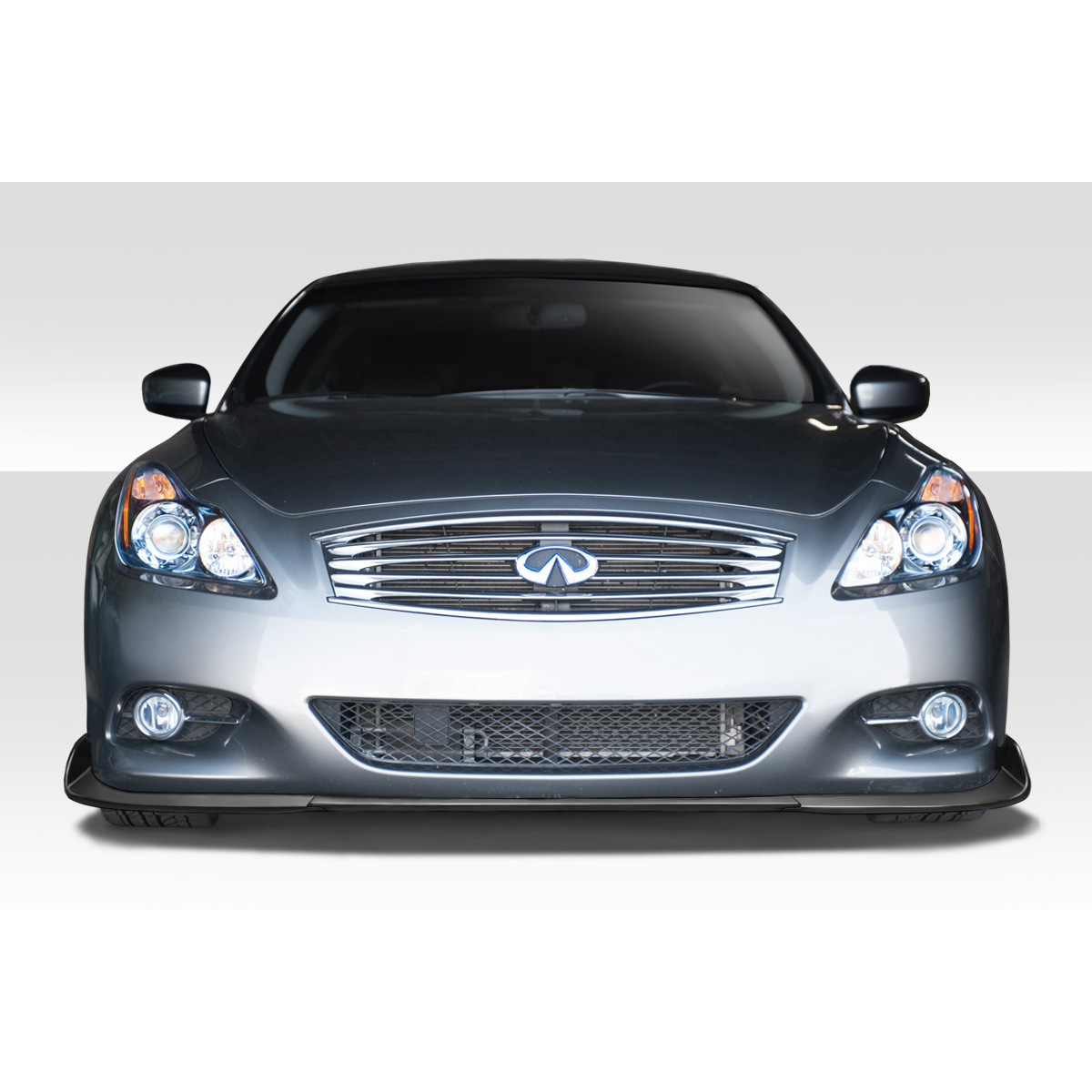 Modify your Infiniti G37 2008 with our Exterior/Front Bumpers or Lips - Front view at eye level angle