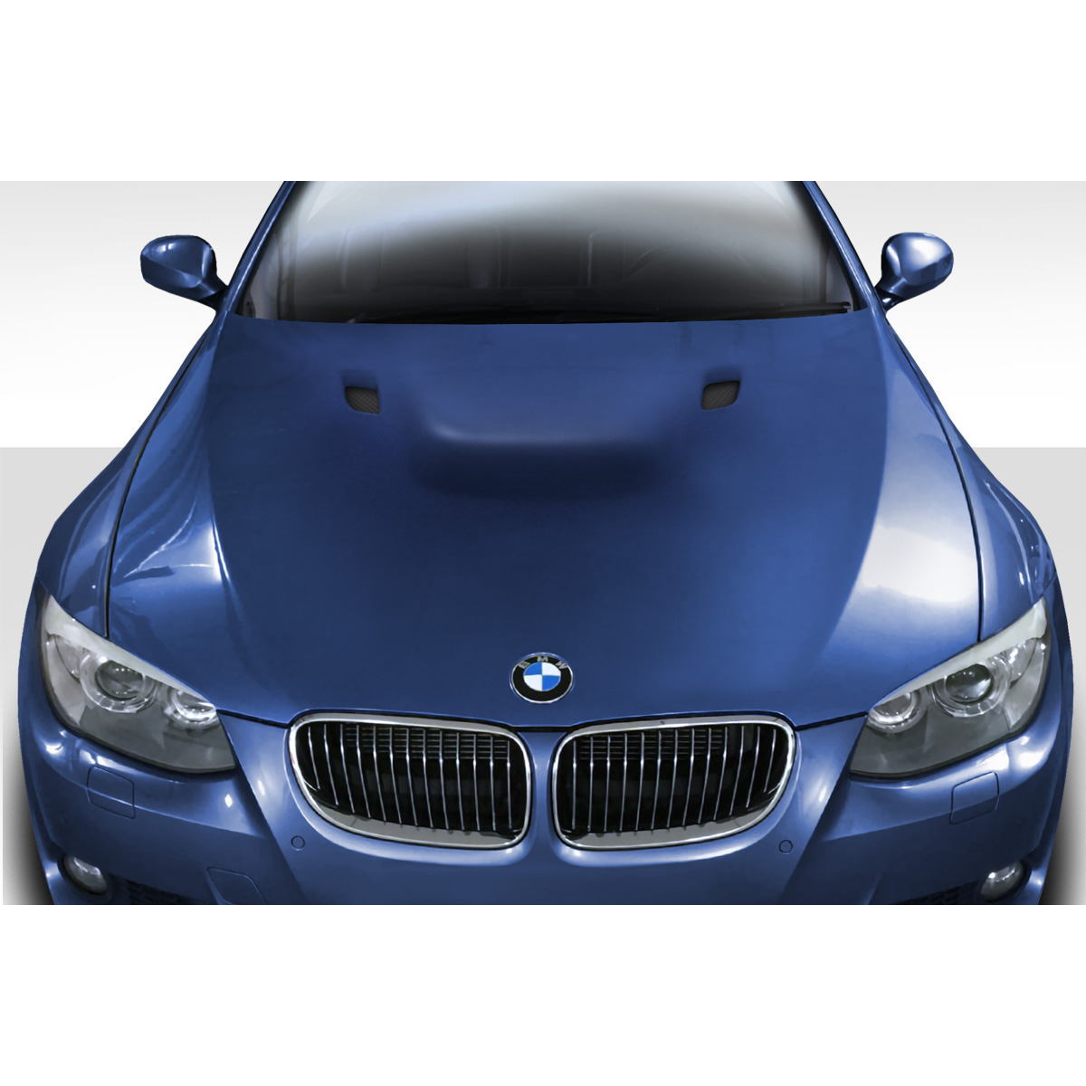 Modify your BMW 3-Series 2011 with our Exterior/Hoods - Front view of the BMW 3 Series hood