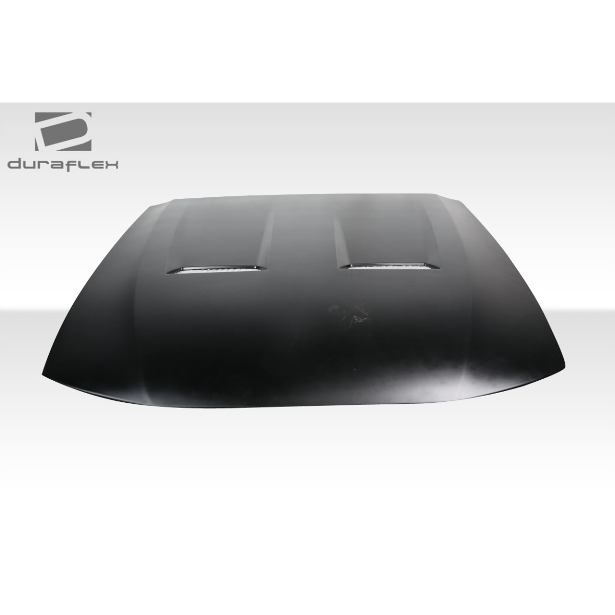 Modify your Ford Mustang 1999 with our Exterior/Hoods - Angled view of car hood showing design features