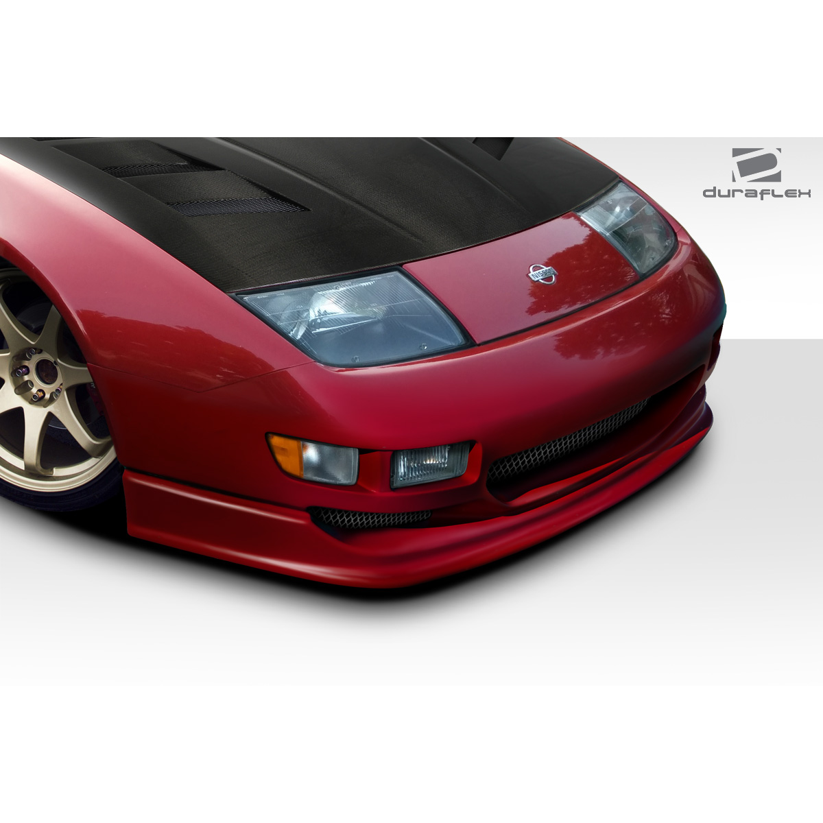 Modify your Nissan 300ZX 1990 with our Exterior/Front Bumpers - Front angle showing bumper with sleek design