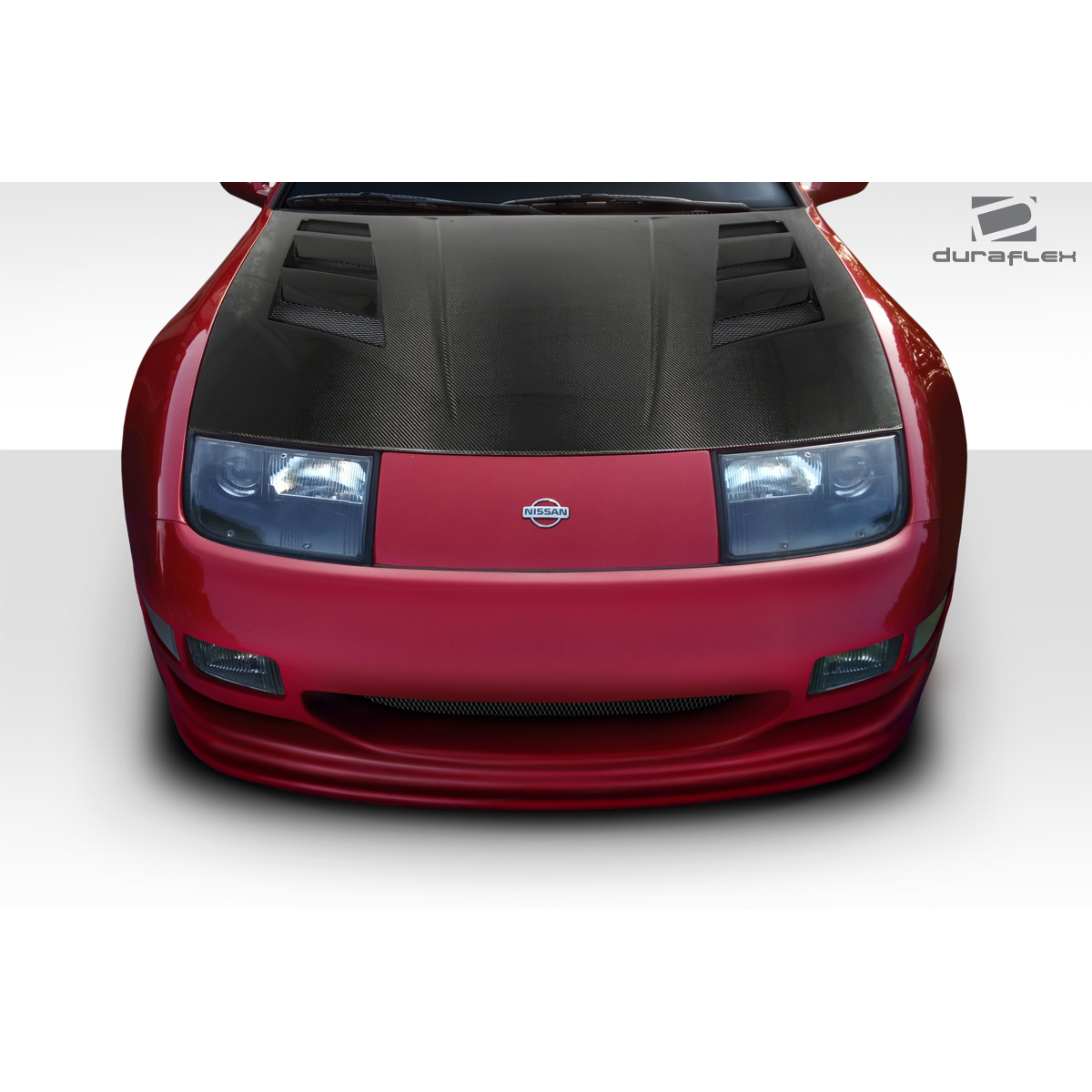 Modify your Nissan 300ZX 1990 with our Exterior/Front Bumpers - Front view of the Nissan 300ZX at eye level