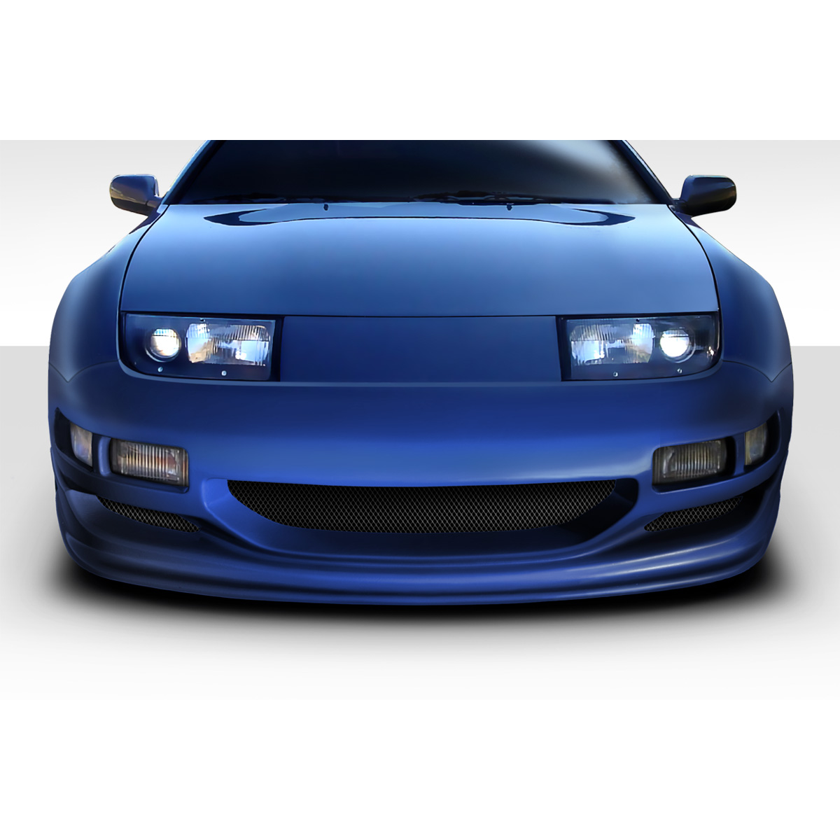 Modify your Nissan 300ZX 1990 with our Exterior/Front Bumpers - Front view of vehicle at eye level angle