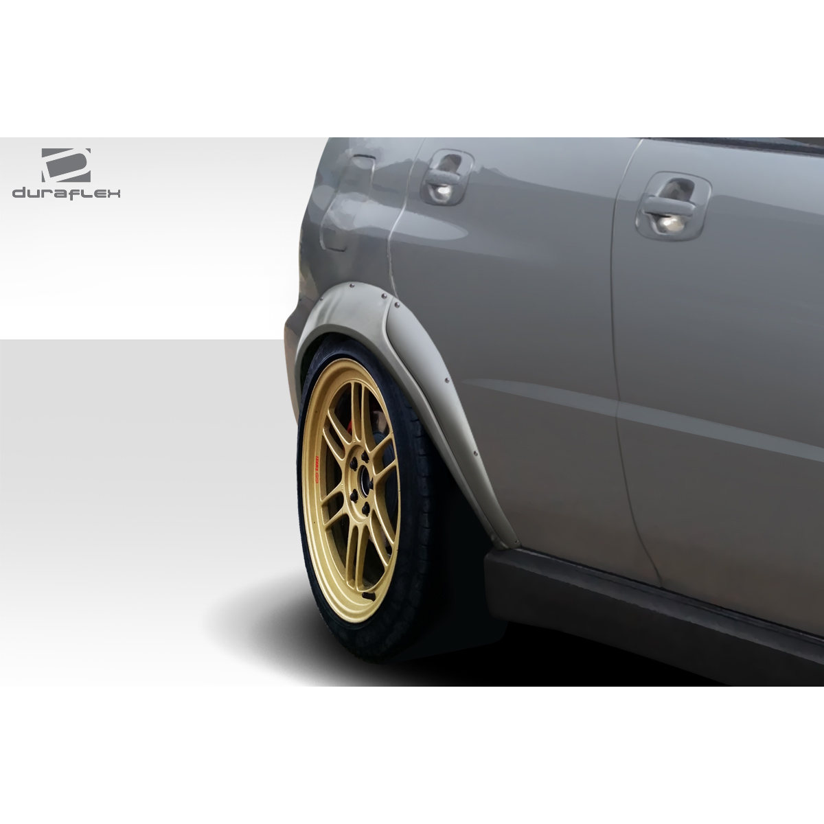 Modify your Subaru Impreza 2004 with our Exterior/Fenders - The image shows fender flares at a side angle