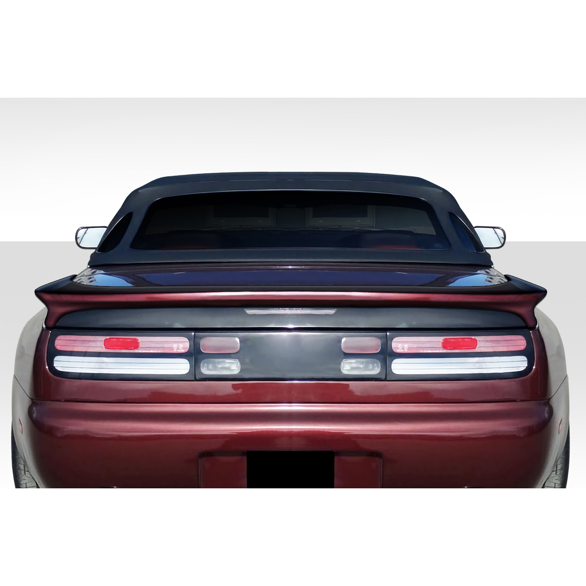 Modify your Nissan 300ZX 1990 with our Exterior/Wings - Rear view angle of the Nissan 300ZX spoiler