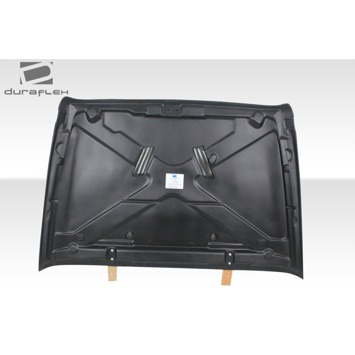 Modify your Jeep Wrangler 2007 with our Exterior/Hoods - Front view of the hood part top angle