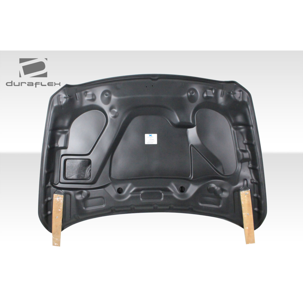 Modify your Dodge Ram 2009 with our Exterior/Hoods - Top view of part with slight angle for display