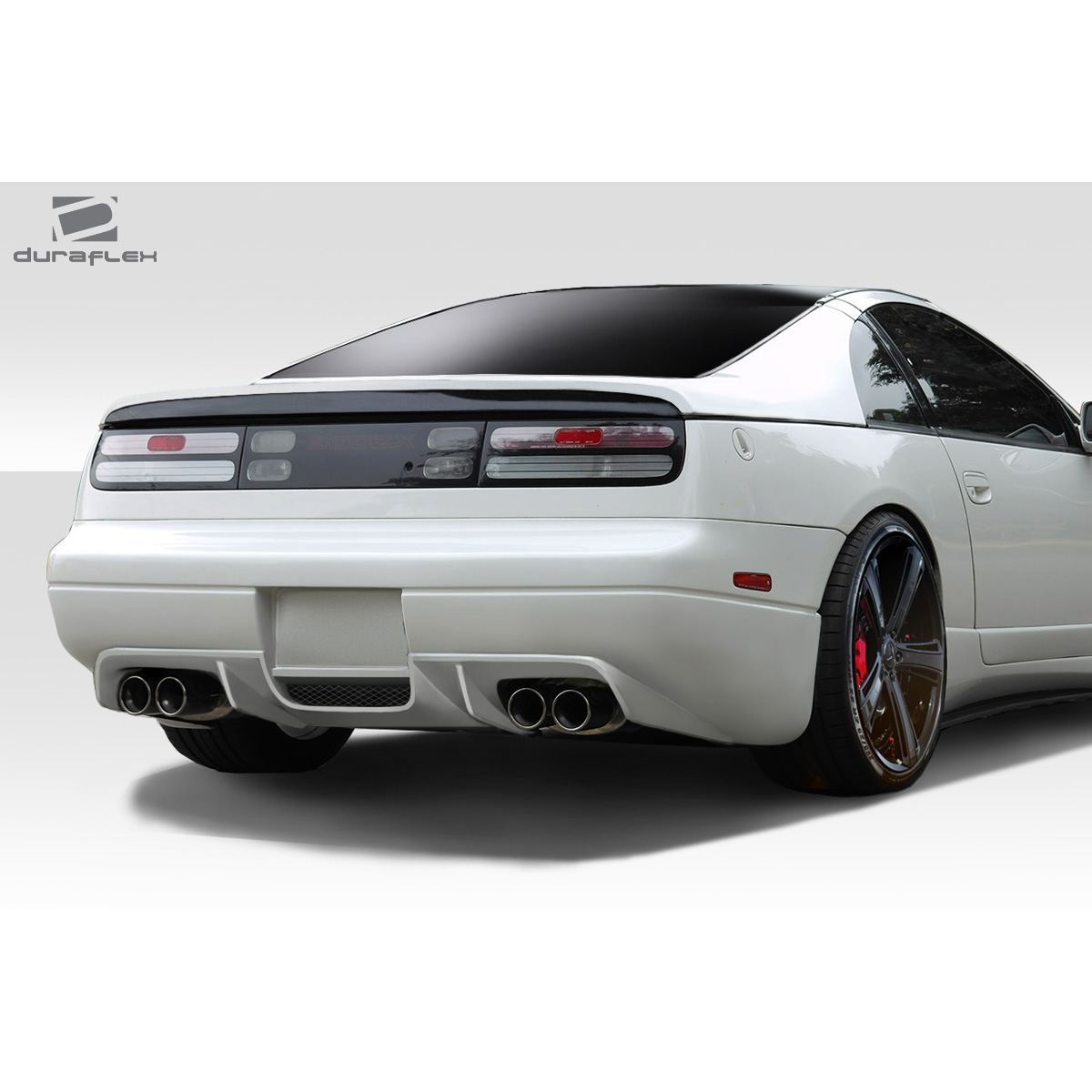 Modify your Nissan 300ZX 1990 with our Exterior/Rear Bumpers or Lips - Rear angle view of the Nissan 300ZX