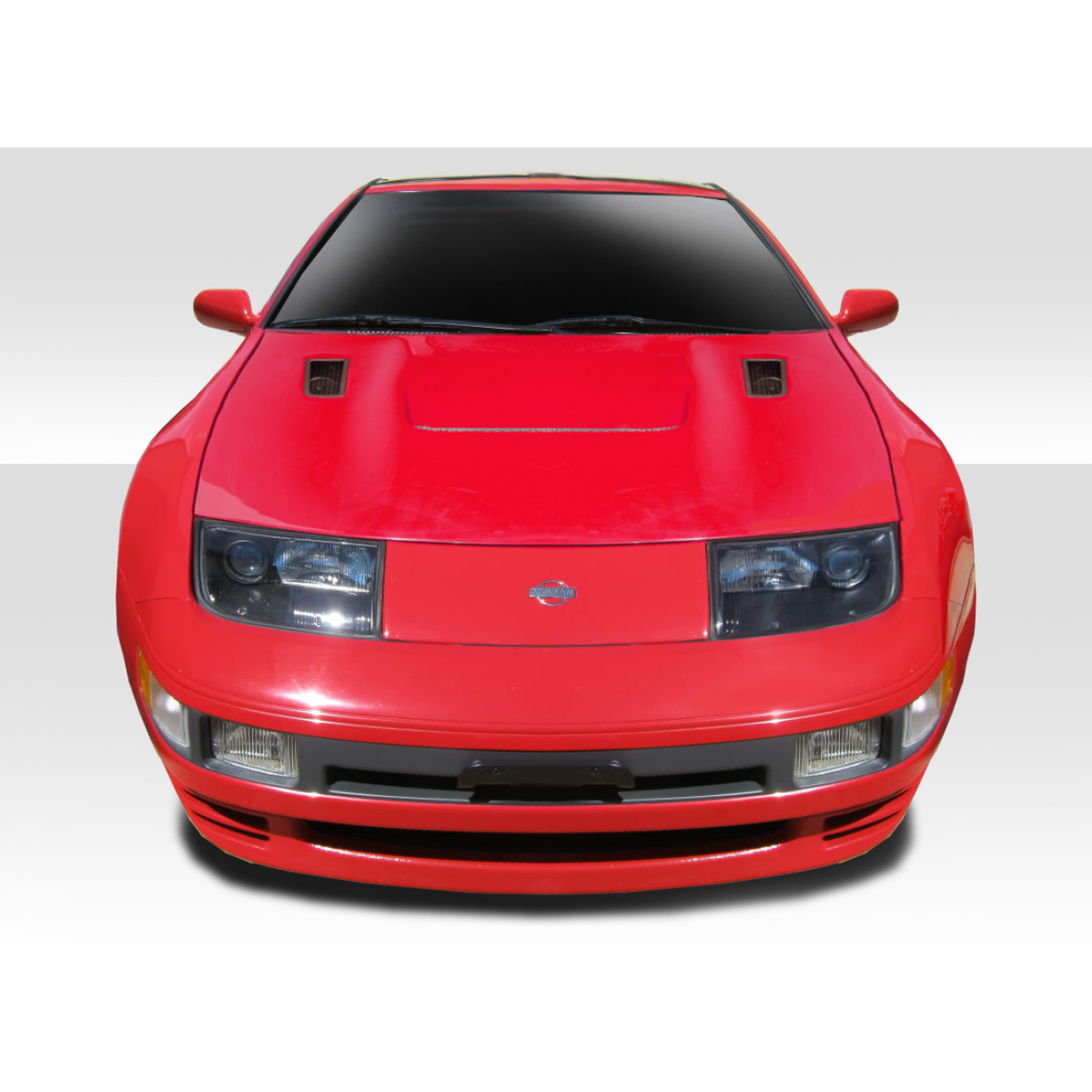 Modify your Nissan 300ZX 1990 with our Exterior/Hoods - Front angle view of Nissan 300ZX Z32 hood