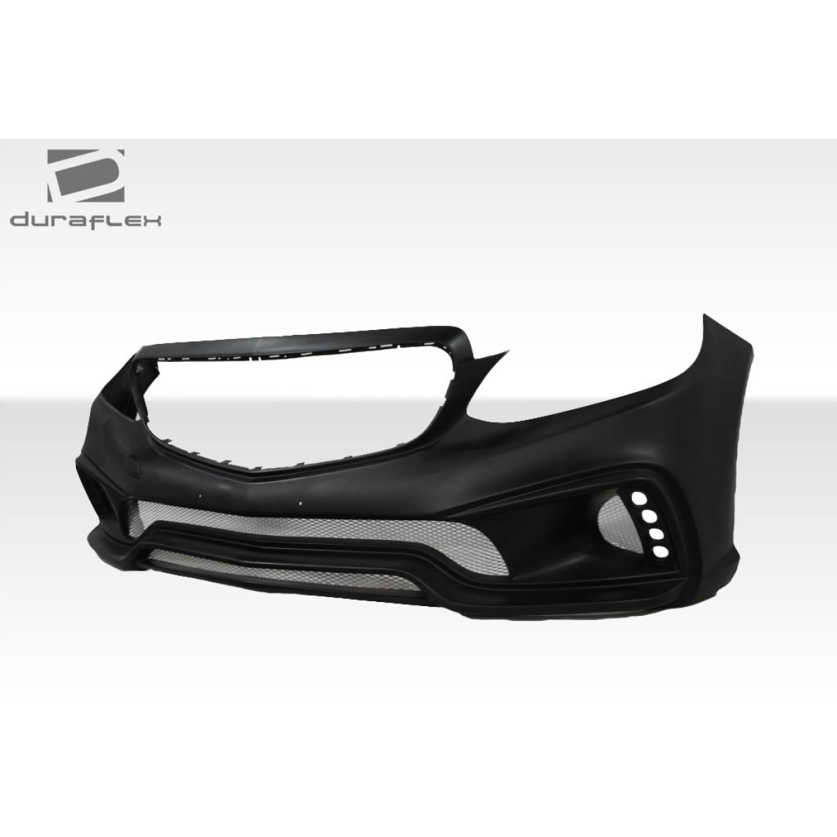 Modify your Mercedes-Benz E-Class 2014 with our Exterior/Front Bumpers or Lips - Angled view showing front bumper design