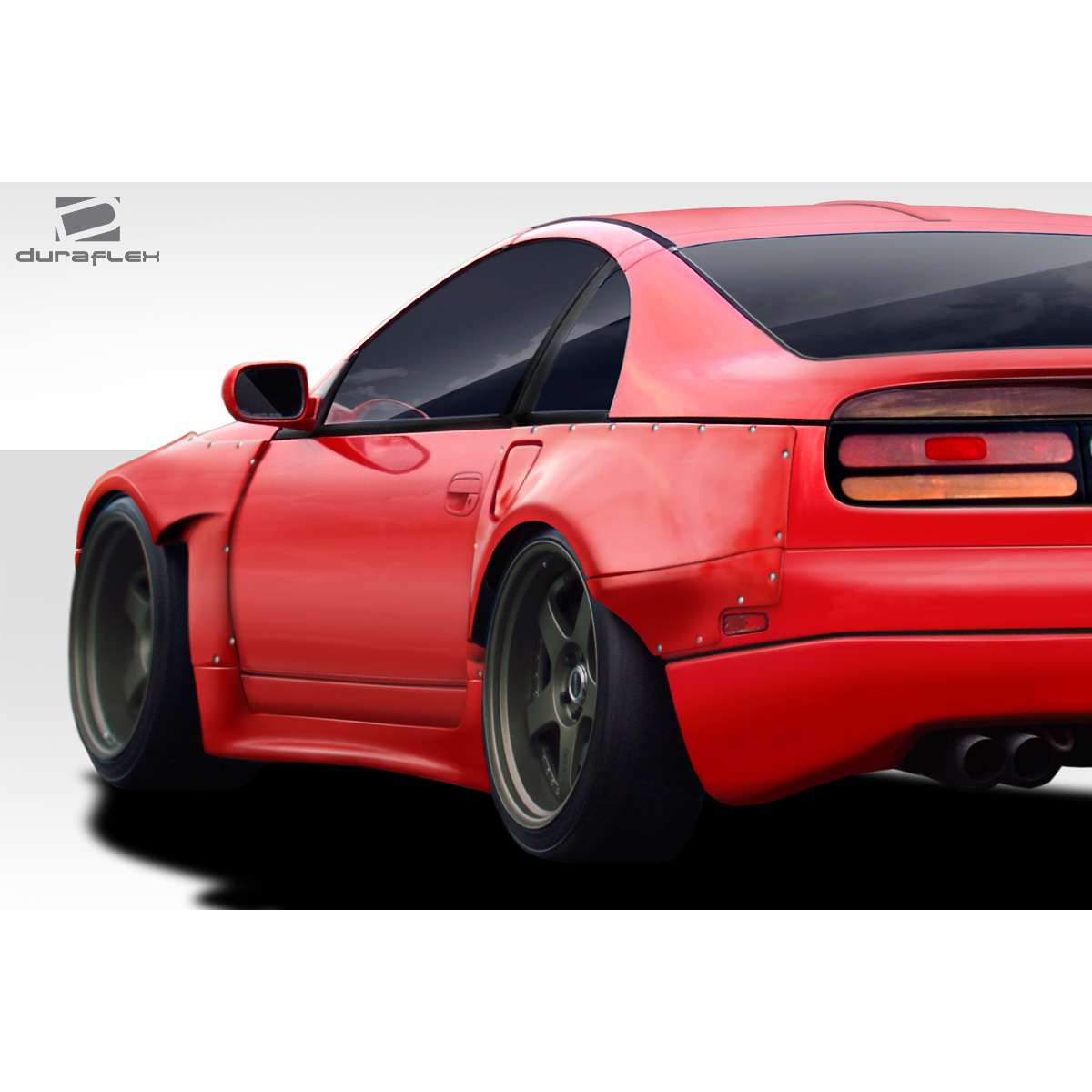 Modify your Nissan 300ZX 1990 with our Exterior/Fenders - View angle is from the rear and slightly side