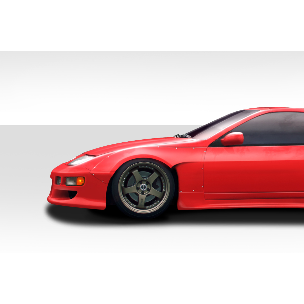 Modify your Nissan 300ZX 1990 with our Exterior/Complete Body Kits - Side profile angle of the vehicle