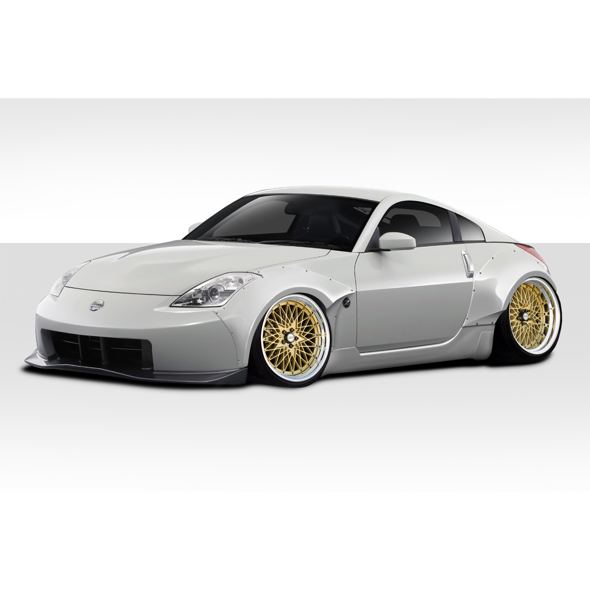 Modify your Nissan 350Z 2003 with our Exterior/Fenders - Front three quarter angle view of the car