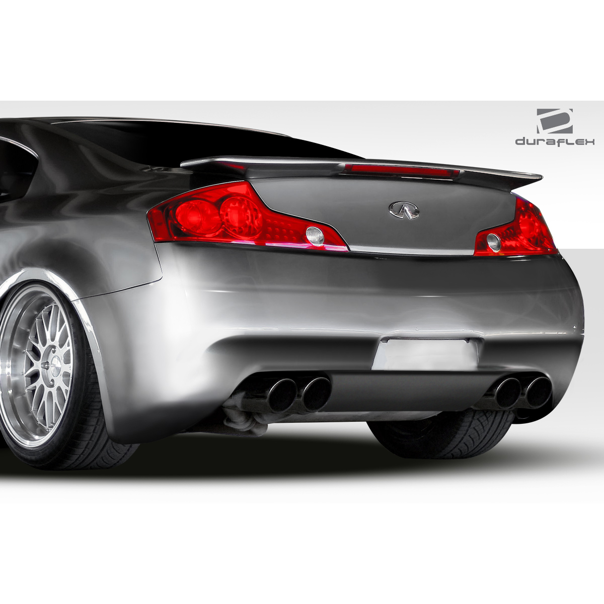 Modify your Infiniti G35 2003 with our Exterior/Rear Bumpers or Lips - Rear angle view of bumper on Infiniti G35