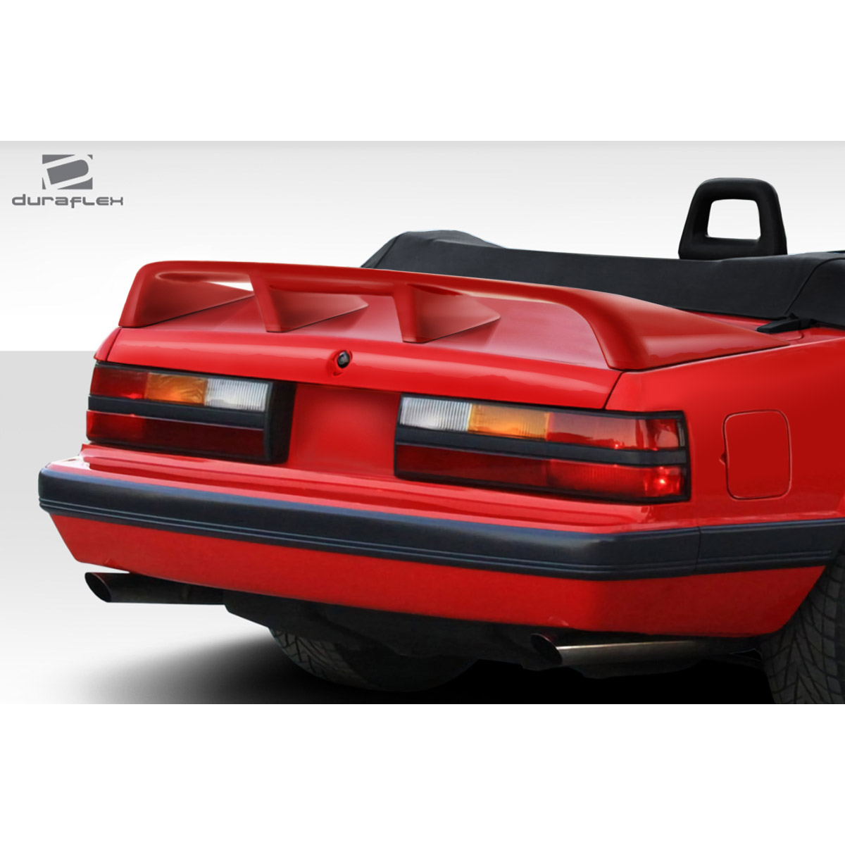 Modify your Ford Mustang 1979 with our Exterior/Wings - Viewed from slightly above and behind the vehicle