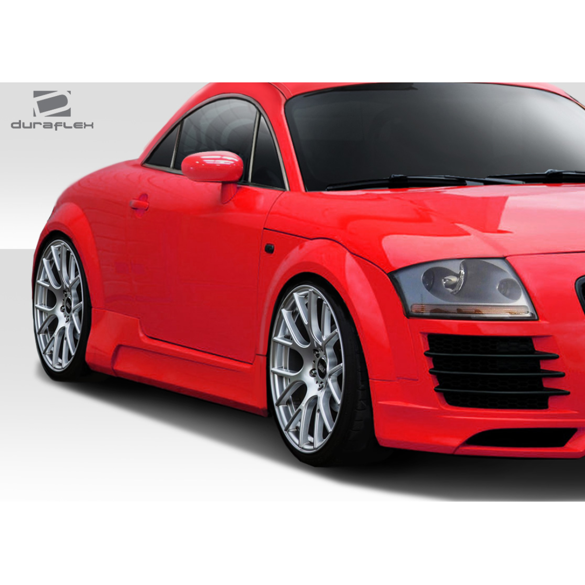 Modify your Audi R8 2000 with our Exterior/Side Skirts - Front angle showcasing side skirts on vehicle