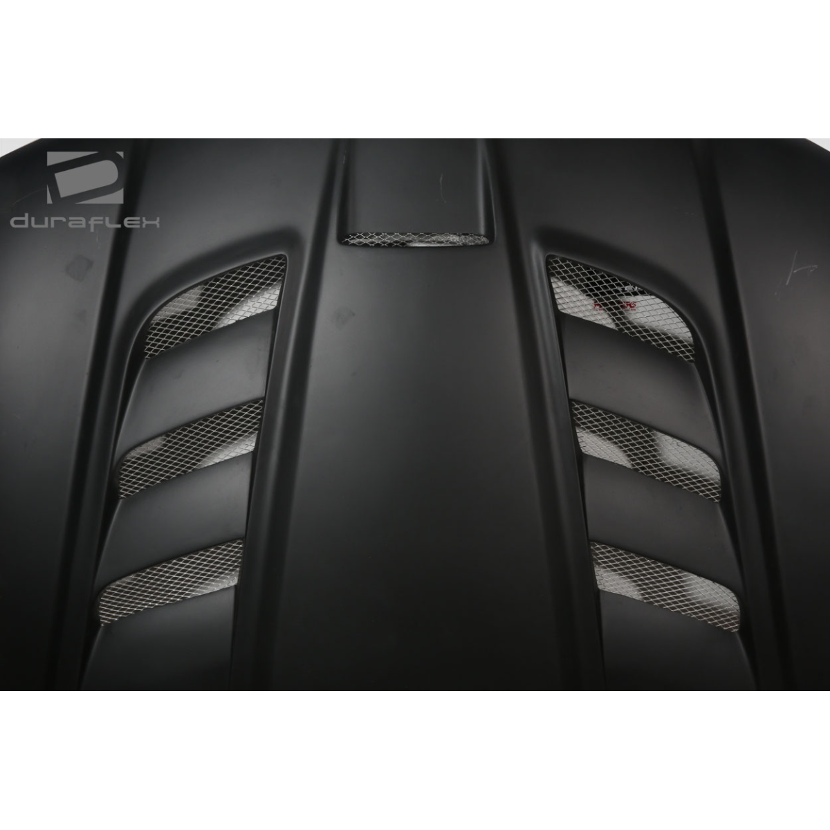 Modify your Dodge Charger 2011 with our Exterior/Hoods - Top view of hood showing vents and texture