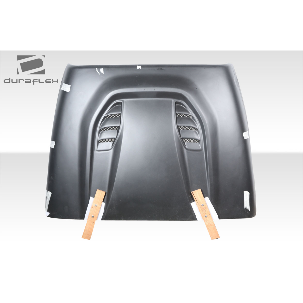Modify your Jeep Wrangler 1997 with our Exterior/Hoods - Front view of hood at straight angle
