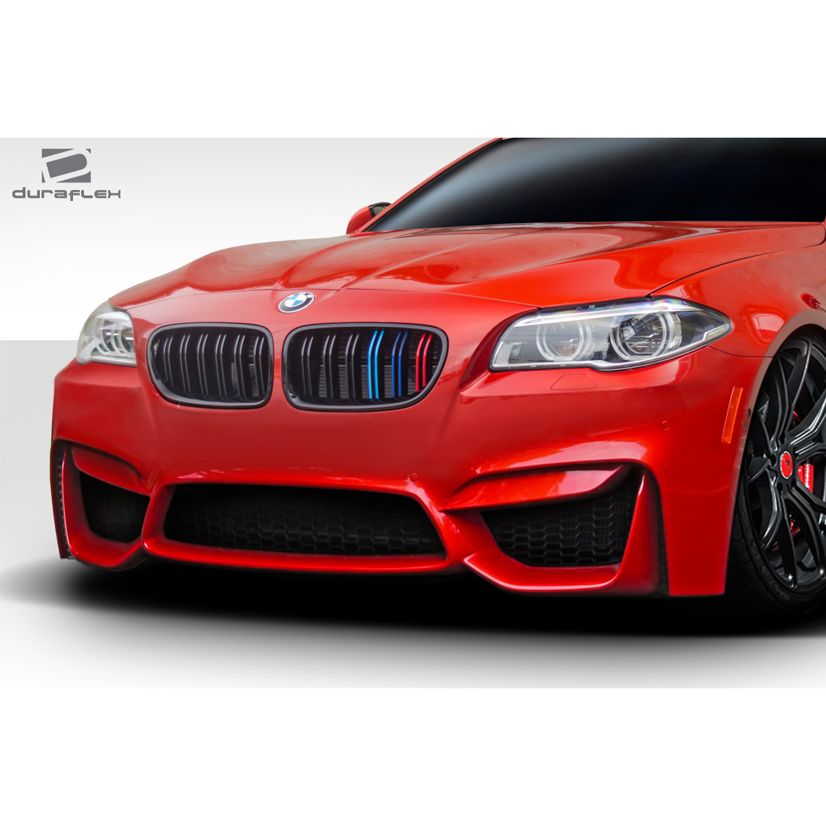 Modify your BMW 5-Series 2011 with our Exterior/Front Bumpers or Lips - Front angle view of the BMW vehicle part