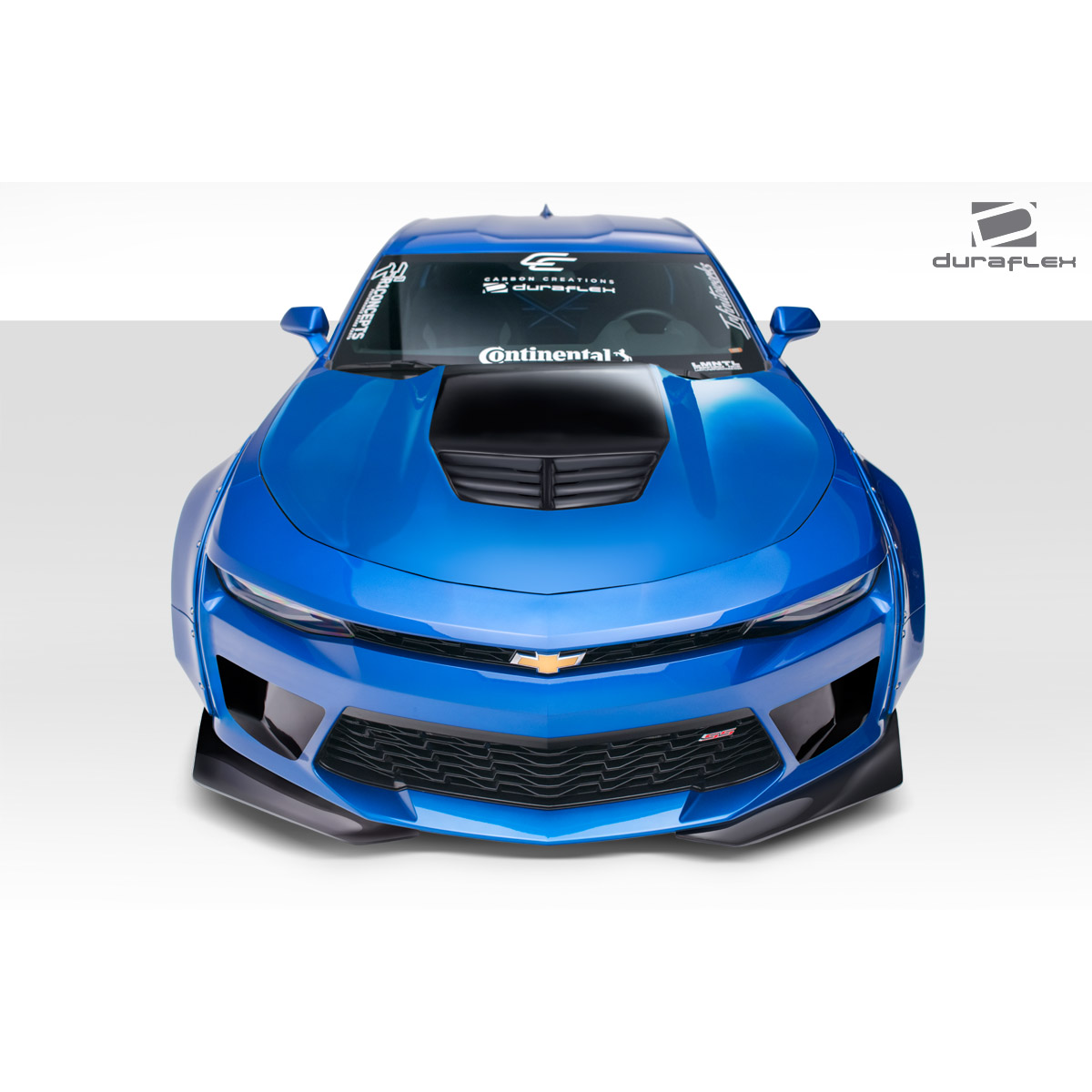 Modify your Chevrolet Camaro 2016 with our Exterior/Complete Body Kits - Front view of the vehicle from above