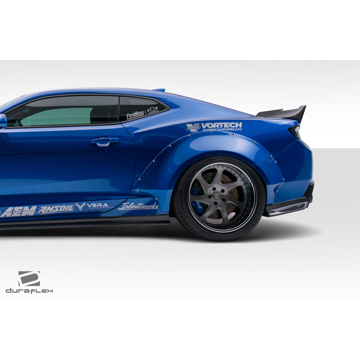 Modify your Chevrolet Camaro 2016 with our Exterior/Complete Body Kits - Side angle view of the vehicle part