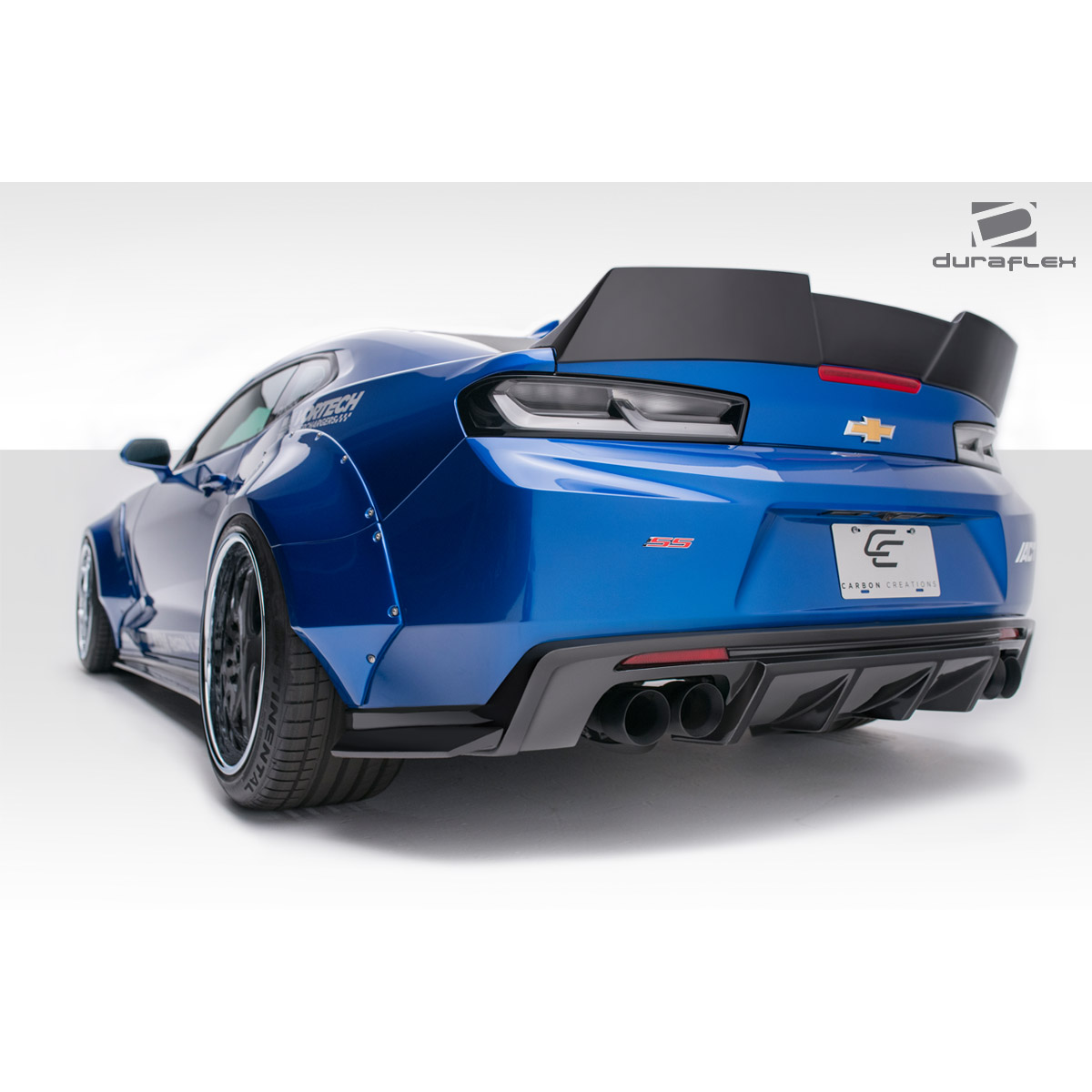 Modify your Chevrolet Camaro 2016 with our Exterior/Wings - Angle shows rear view of the vehicle