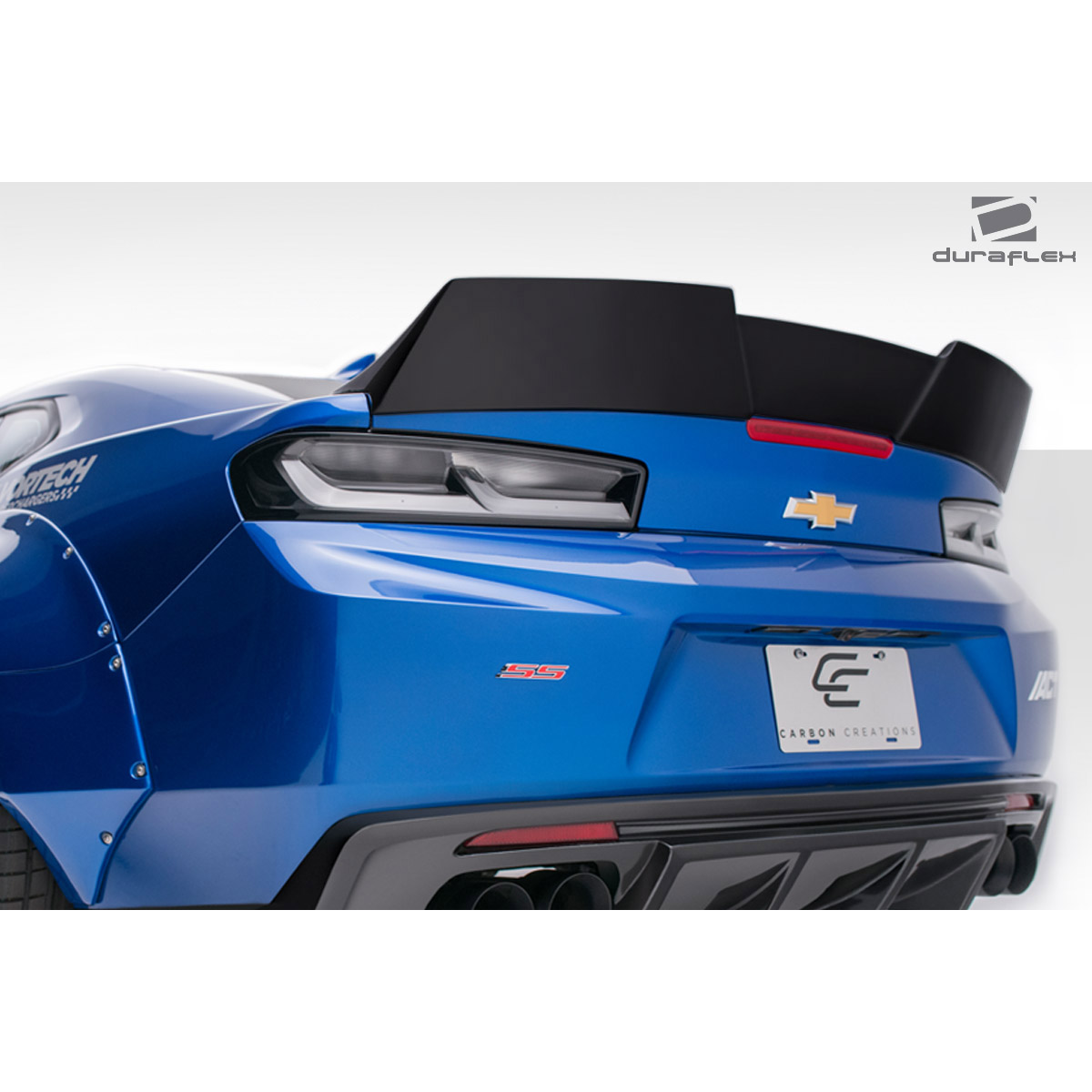 Modify your Chevrolet Camaro 2016 with our Exterior/Wings - Rear angle view of the Chevrolet Camaro