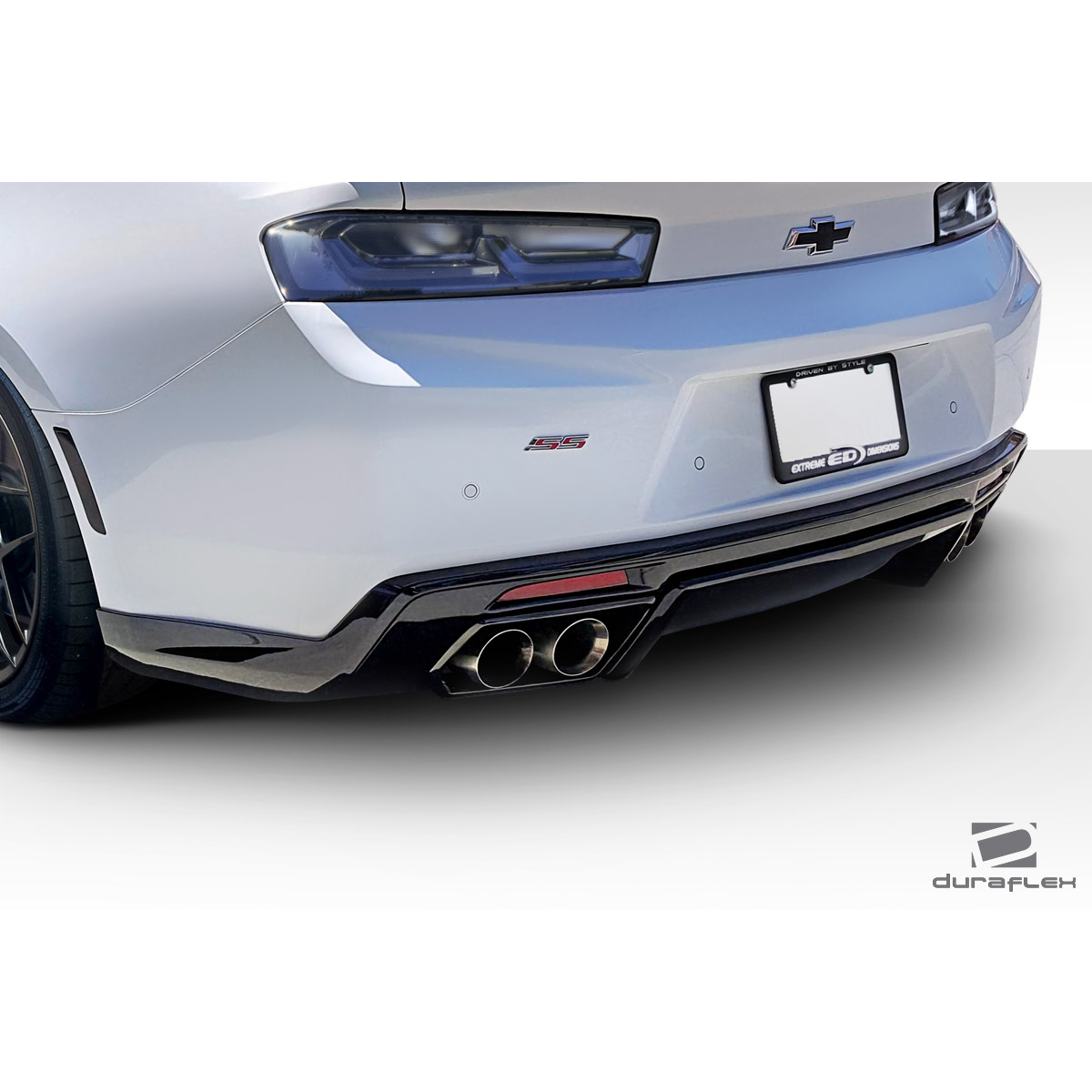 Modify your Chevrolet Camaro 2016 with our Exterior/Diffusers - Low angle view showing rear diffuser design