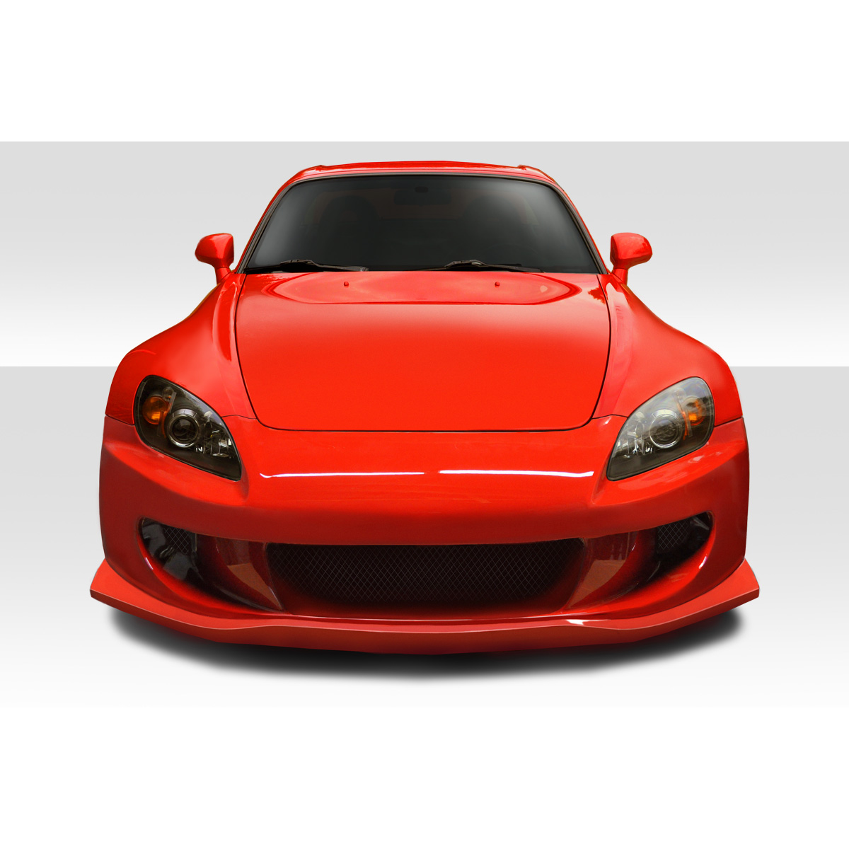 Modify your Honda S2000 2000 with our Exterior/Front Bumpers or Lips - Front view angled slightly downward