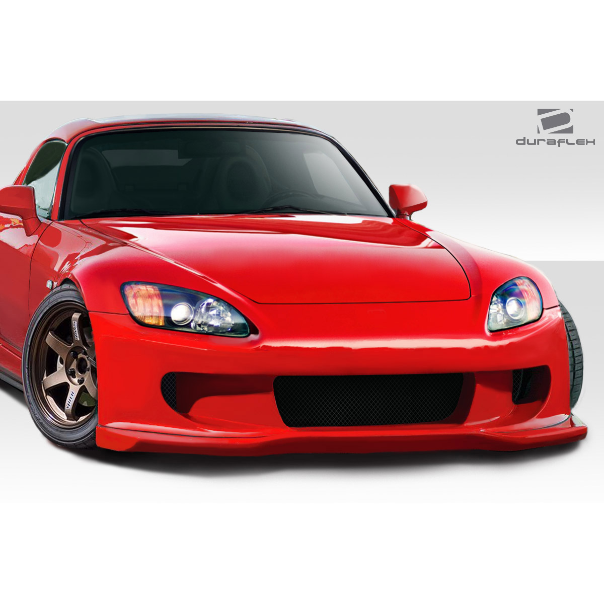 Modify your Honda S2000 2000 with our Exterior/Front Bumpers or Lips - Front view of car at eye level angle