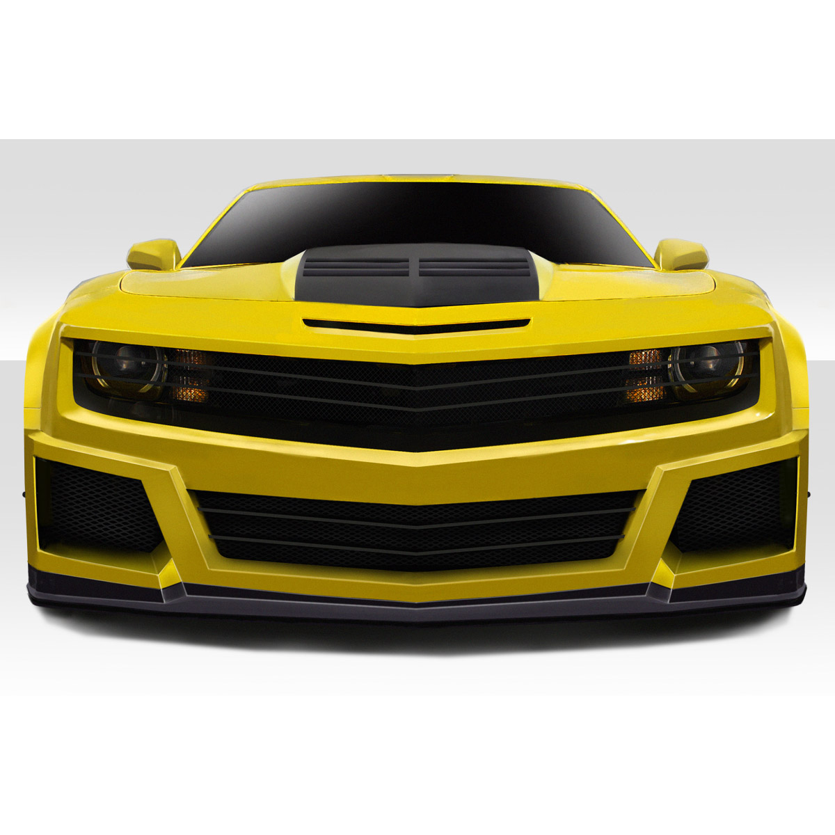 Modify your Chevrolet Camaro 2010 with our Exterior/Complete Body Kits - Front view of vehicle at eye level angle