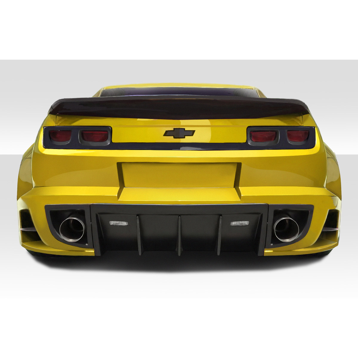 Modify your Chevrolet Camaro 2010 with our Exterior/Complete Body Kits - Rear view of the vehicle at a straight angle