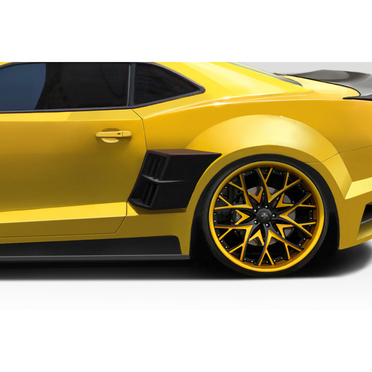 Modify your Chevrolet Camaro 2010 with our Exterior/Complete Body Kits - Image shows side view of vehicle at a slight angle