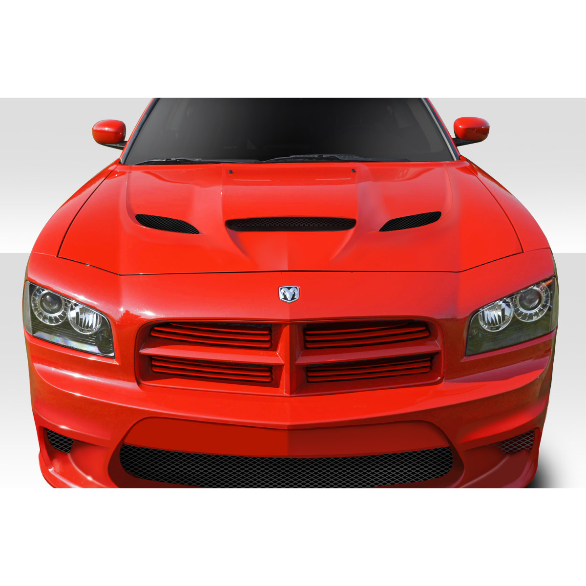 Modify your Dodge Charger 2006 with our Exterior/Complete Body Kits - Front view of vehicle part seen straight on