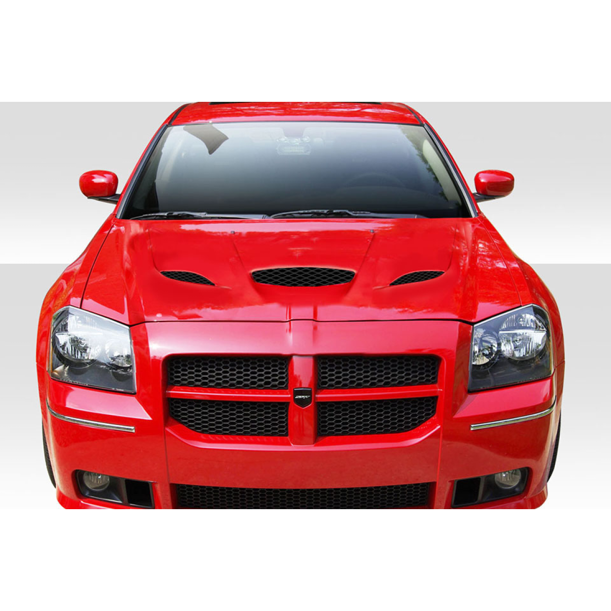 Modify your Dodge Magnum 2005 with our Exterior/Hoods - Frontal view of vehicle with no angle