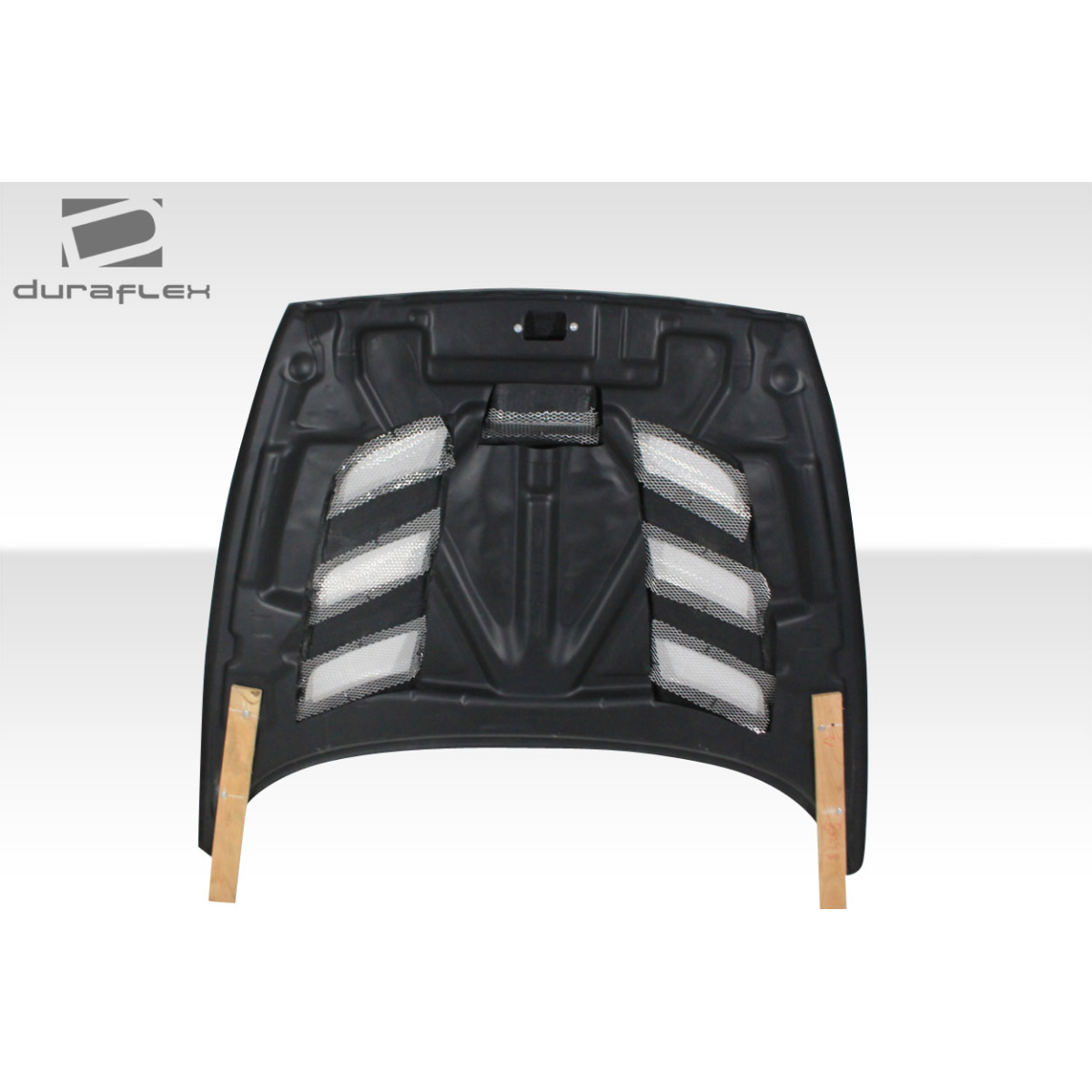 Modify your Dodge Dakota 1997 with our Exterior/Hoods - Top down view of an automotive hood