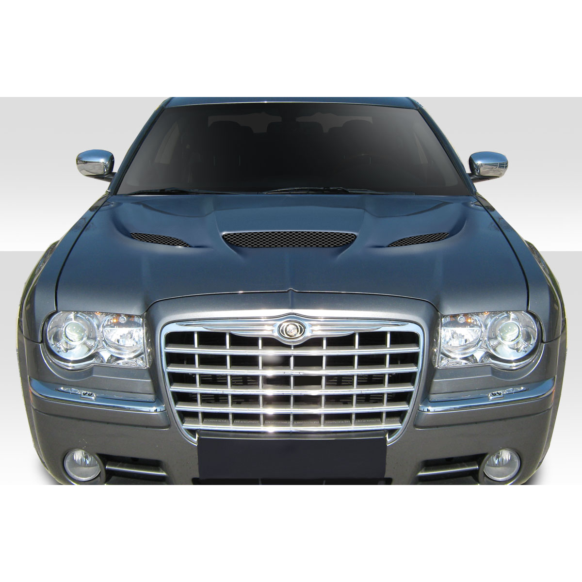 Modify your Chrysler 300 2005 with our Exterior/Hoods - Front angle view of Chrysler 300 vehicle