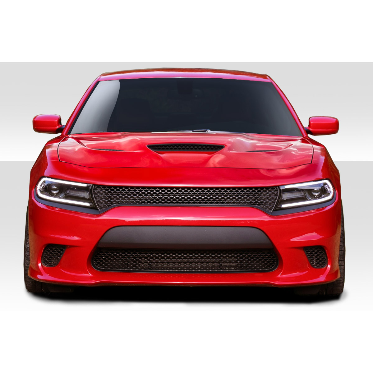 Modify your Dodge Charger 2015 with our Exterior/Front Bumpers or Lips - Front view of the vehicle