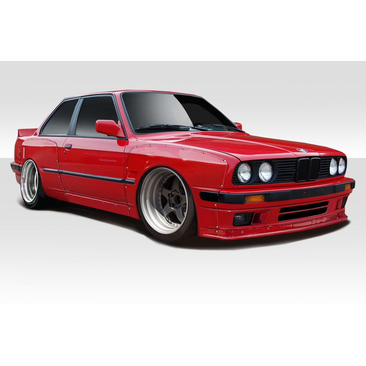 Modify your BMW 3-Series 1984 with our Exterior/Complete Body Kits - Front three quarter angle view of the vehicle