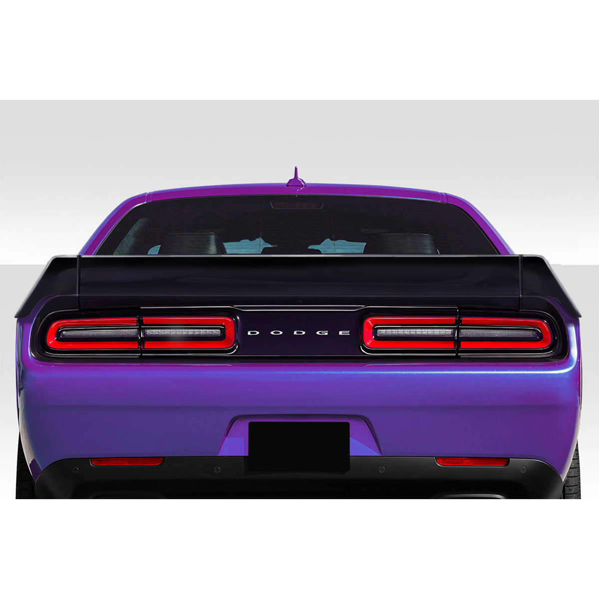 Modify your Dodge Challenger 2008 with our Exterior/Complete Body Kits - Rear view of the Dodge Challenger at eye level