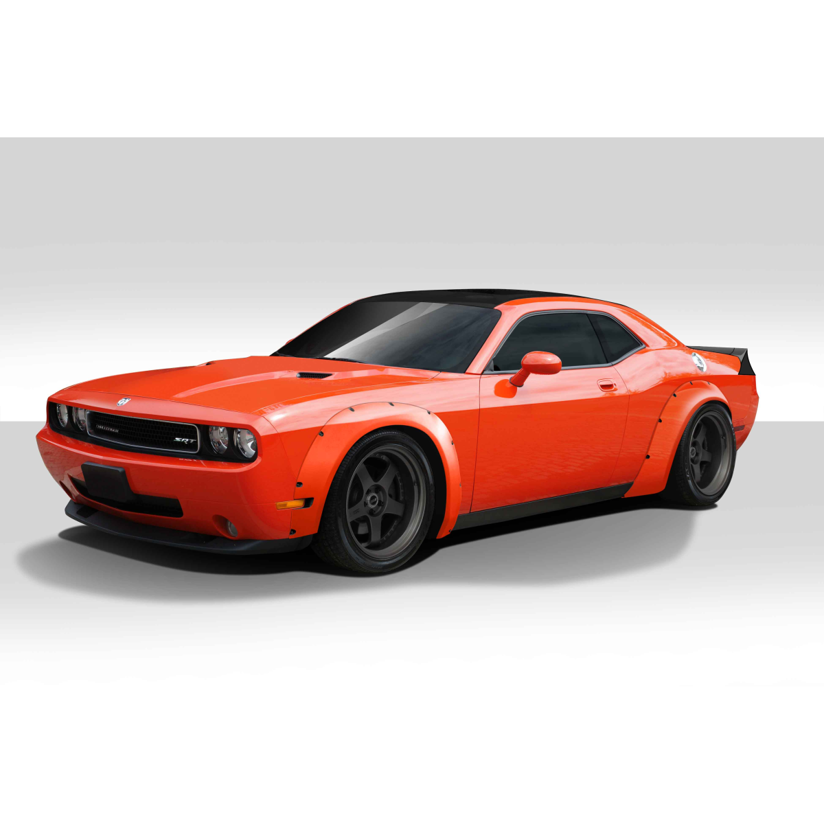 Modify your Dodge Challenger 2008 with our Exterior/Complete Body Kits - Front three quarter angle view of vehicle