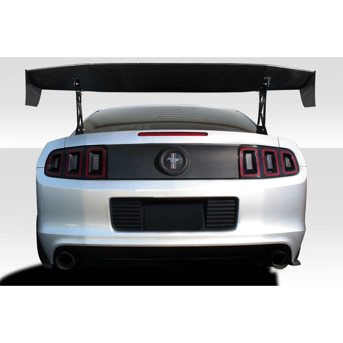 Modify your Universal   with our Exterior/Complete Body Kits - Rear view of vehicle with wing at negative angle